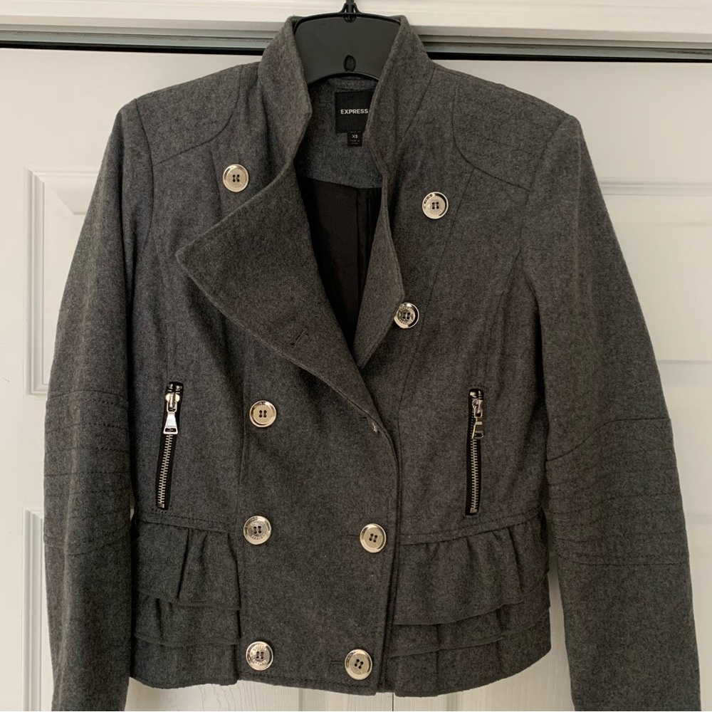 Like New! Express Doublebreasted Wool Blend Jacket - image 4